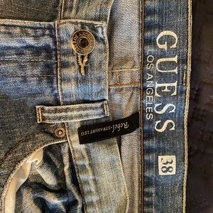 Guess jeans 38/32 rebel straight leg